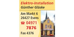 Kundenlogo von Glaske Günther Elektro-Installation