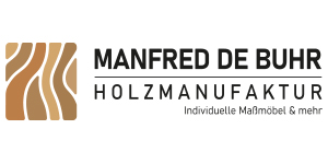 Kundenlogo von Manfred de Buhr Holzmanufaktur