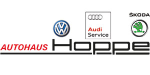 Kundenlogo von Autohaus Hoppe GmbH VW Audi u. Skoda Kfz-Handel u. -Werkstatt