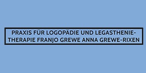 Kundenlogo von Praxis für Logopädie und Legasthenie-Therapie Logopädie, Sprach-, Sprech-, Stimm- und Legasthenie-Therapie Franjo Grewe & Anna Grewe-Rixen Kundenlogo von Praxis für Logopädie und Legasthenie-Therapie Logopädie, Sprach-, Sprech-, Stimm- und Legasthenie-Therapie Franjo Grewe & Anna Grewe-Rixen