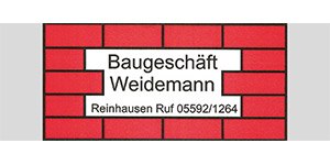 Kundenlogo von Weidemann GmbH & Co. KG Baugeschäft Kundenlogo von Weidemann GmbH & Co. KG Baugeschäft