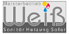 Kundenlogo von Meisterbetrieb Weiß Sanitär Heizung Solar