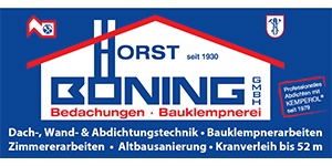 Kundenlogo von Horst Böning GmbH Bedachungen
