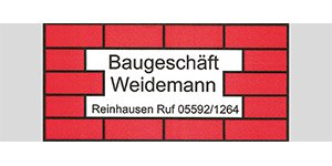 Kundenlogo von Weidemann GmbH & Co. KG Baugeschäft