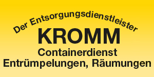 Kundenlogo von Kromm - Der Spezialist für Umzüge und Entsorgungsdienstleister