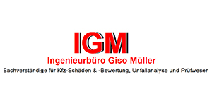 Kundenlogo von IGM Ingenieurbüro Giso Müller KFZ-Sachverständigen-Büro