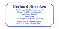 Kundenlogo Dipl.- Psych. Gerhard Steenken