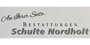 Kundenlogo von Bestattungshaus Schulte Nordholt