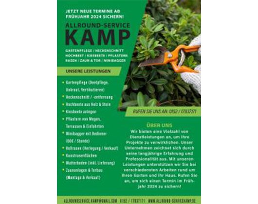 Kundenfoto 1 Allround-Service Kamp