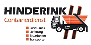 Kundenlogo von Hinderink GmbH Sand u. Kies Containerdienst