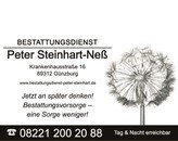 Kundenbild groß 2 Bestattungsdienst Peter Steinhart-Neß