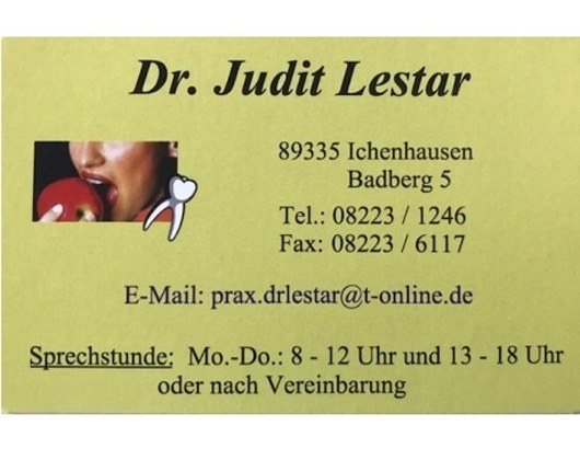 Kundenfoto 1 Lestar Judit Dr. Zahnärztin