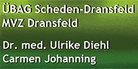 Kundenlogo Gemeinschaftspraxis ÜBAG Scheden-Dransfeld MVZ Dransfeld Kundenlogo Gemeinschaftspraxis ÜBAG Scheden-Dransfeld MVZ Dransfeld