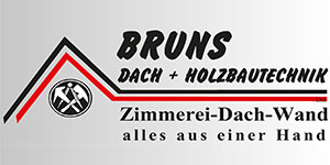 Kundenlogo von Bruns Dach + Holzbau GmbH