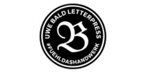 Kundenlogo von Uwe Bald Letterpress dein(e) drucker(ei) in höxter Grafikdesign & Druck