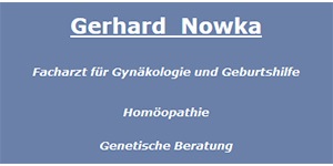 Kundenlogo von Nowka Gerhard FA f. Gynäkologie u. Geburtshilfe