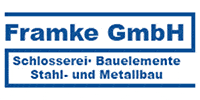 Kundenlogo Framke GmbH Schlosserei-Bauelemente, Stahl- u. Metallbau