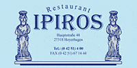 Kundenlogo Ipiros Restaurant Griechisch-italienische Küche
