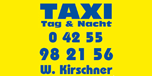 Kundenlogo von Taxi Kirschner Omnibus, Taxi, Krankenfahrten,  Rollstuhlbeförderung