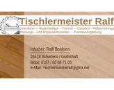 Kundenbild groß 1 Tischlermeister Ralf