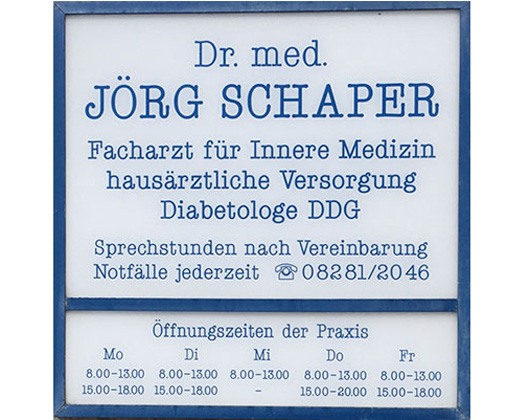 Kundenfoto 1 Schaper Jörg Dr.med. Internist