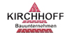 Kundenlogo von Kirchhoff GmbH Bauunternehmen