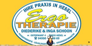Kundenlogo von Schoon Diederike Praxis für Krankengymnastik und Ergotherapie