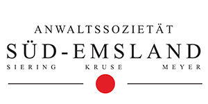 Kundenlogo von Anwaltssozietät SÜD - EMSLAND Siering - Kruse - Meyer - Thiel Rechtsanwälte Kundenlogo von Anwaltssozietät SÜD - EMSLAND Siering - Kruse - Meyer - Thiel Rechtsanwälte