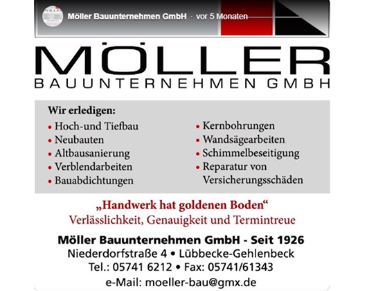 Kundenfoto 1 Möller Bauunternehmen GmbH