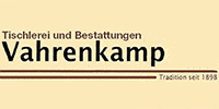 Kundenlogo Tischlerei und Bestattungen Udo Vahrenkamp