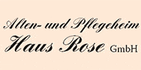 Kundenlogo Alten- und Pflegeheim Haus Rose GmbH