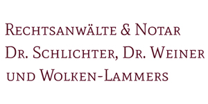 Kundenlogo von Schlichter Bernhard Dr, Weiner Bernhard Dr. u. Wolken-Lammers Birte Rechtsanwälte und Notar Kundenlogo von Schlichter Bernhard Dr, Weiner Bernhard Dr. u. Wolken-Lammers Birte Rechtsanwälte und Notar