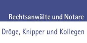 Kundenlogo von Dröge, Knipper und Kollegen Rechtsanwälte - Fachanwälte u. Notare Kundenlogo von Dröge, Knipper und Kollegen Rechtsanwälte - Fachanwälte u. Notare