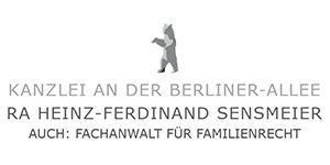Kundenlogo von Kanzlei an der Berliner Allee Rechtsanwalt u. Fachanwalt Familienrecht H.- Ferdinand Sensmeier