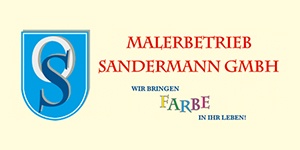 Kundenlogo von Malerbetrieb Sandermann GmbH Ihr kompetenter Partner für Maler-,  Tapezier- und Bodenverlegearbeiten