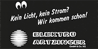 Kundenlogo Elektro-Artzinger GmbH & Co. KG Elektrotechnikbetrieb Kundenlogo Elektro-Artzinger GmbH & Co. KG Elektrotechnikbetrieb