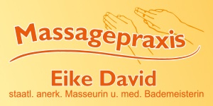 Kundenlogo von Massagepraxis Eike David staatl. anerk. Masseurin u. med. Bademeisterin