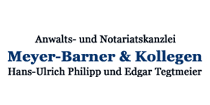 Kundenlogo von Anwalts- und Notariatskanzlei Meyer-Barner und Kollegen