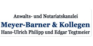 Kundenlogo von Anwalts- und Notariatskanzlei Meyer-Barner und Kollegen