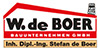 Kundenlogo von Boer GmbH, Werner de Bauunternehmen