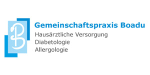 Kundenlogo von Boadu Mirko-P., Boadu Samuel-O. Diabetologe / Allergologe Fachärzte f. Allgemeinmedizin u. Engelhardt Britta Dr. Internistin Gemeinschaftspraxis Kundenlogo von Boadu Mirko-P., Boadu Samuel-O. Diabetologe / Allergologe Fachärzte f. Allgemeinmedizin u. Engelhardt Britta Dr. Internistin Gemeinschaftspraxis