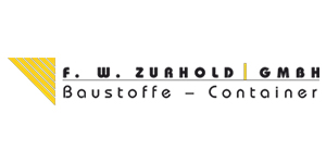 Kundenlogo von F.-W. Zurhold GmbH Containerdienst - Erdarbeiten - Baustoffe