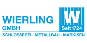 Kundenlogo von Wierling GmbH Schlosserei, Metallbau,  Markisen