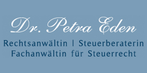 Kundenlogo von Eden Petra Dr. Rechtsanwältin, Steuerberaterin, Fachanwältin für Steuerrecht Kundenlogo von Eden Petra Dr. Rechtsanwältin, Steuerberaterin, Fachanwältin für Steuerrecht