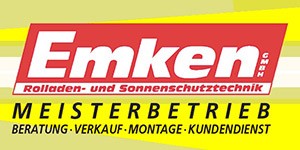 Kundenlogo von Emken GmbH Rolladen, Markisen, Plissees