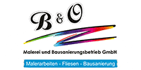 Kundenlogo B & O Malerei und Bausanierungsbetrieb GmbH Malerarbeiten, Fliesen, Bausanierung