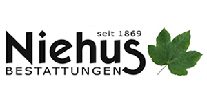 Kundenlogo von Niehus Bestattungen Inh. Sabine Ciossek-Dreymann Kundenlogo von Niehus Bestattungen Inh. Sabine Ciossek-Dreymann
