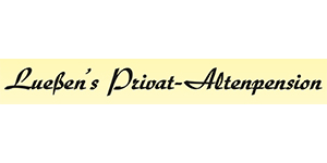 Kundenlogo von Lueßen's Privat-Altenpension