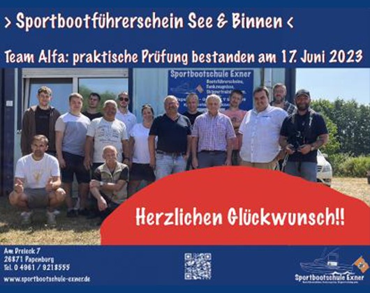 Kundenfoto 3 Sportbootschule Exner