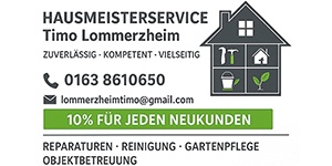 Kundenlogo von Hausmeisterservice Lommerzheim